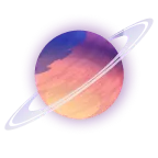 VIP level 4 Saturn badge illustration